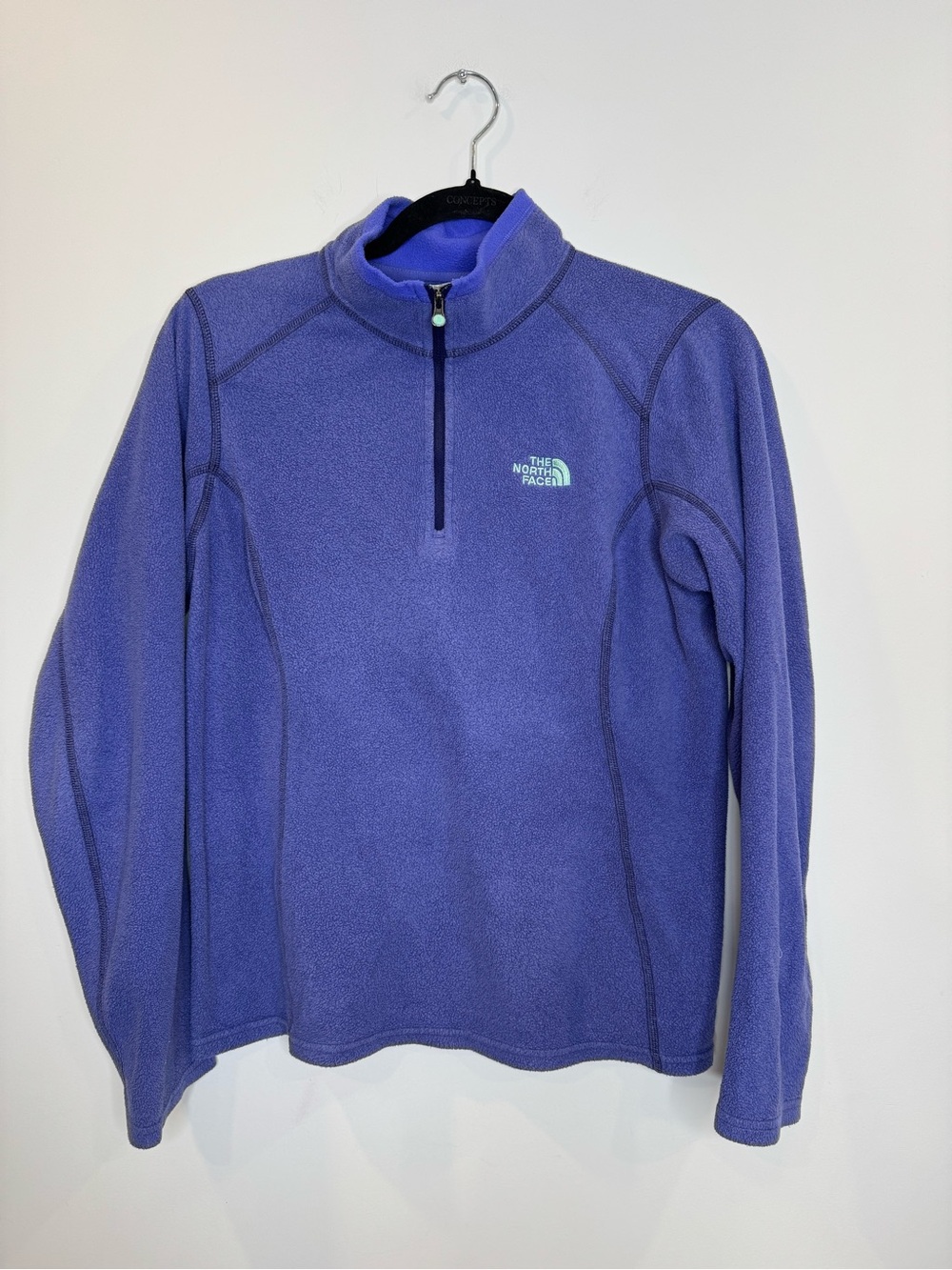 North Face Jacket Women Small Purple Fleece Sweater Pullover M